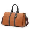 Travel Bags Waterproof Men's Leather Overnight Bags Hand Luggage Women Male Weekend Bag Business Man Handbags