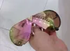 Ouro roxo rosa espelho óculos de sol para homem unidade óculos de sol lunettes de soleil esporte óculos de sol moda masculina com box296c