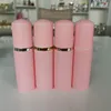 30PS 60 ml pompe en mousse en plastique rose rechargeable cils cosmétiques vides cils de savon nettoyant shampooing bouteille de shampooing avec doré1