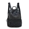 Backpack 2021 Fashion Women Backpacks Washed Leather Lady Girls Travel Bags Rivet Student School Bag