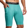 Laufshorts Sommer Taschen Kompression Joggen Männer Feste Elastische Leggings Quick Dry Gym Fitness Strumpfhosen1