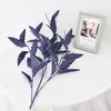 Artificial flowers 4 prongs Faux Floral Greenery wedding hall flower material high-end flower
