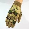 Multicam Tactical Handschoenen Antislip Leger Militaire Fiets Airsoft Motocycel Schieten Paintball Werkuitrusting Camo Full Finger Men Dames 201019