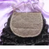Монгольская шелковая основа, 3 части, глубокая вьющаяся шелковая основа, Монгольские человеческие волосы, 4x4, шелковая верхняя застежка для чернокожих женщин, оптовая продажа7344018