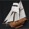 houten zeilboot-model