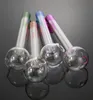 Wholesale Best Handcraft Oil Burner Pipe Mini Smoking Hand Pipes Thick Glass Pipe Colorful Pipe for Dab Bong