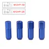 Wheel Lug Nuts 20 Pcs 60mm Auto Racing Aluminum M12x15M12x125 Lug Nut with Logo RSLN011 12x15 Wheel Lug Nuts Socket5445427