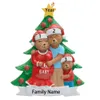 Atacado resina Maxora grávida Bears casal personalizado ornamento para árvore de Natal, casa de férias decoração, presente e lembranças 201201