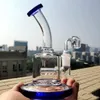 Base de bécher bong narguilés verre capiteux Dab plates-formes de fumée conduites d'eau en verre recycleur plates-formes pétrolières avec Banger de 14mm