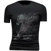 2023 Spring and Summer New Cotton Men's Tops kortärmade t-shirts halvärmar avancerade lyxiga lyxmode broderade PR241C