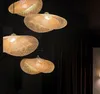 Современные бамбуковые светодиодные подвесные светильники, подвесной светильник из азиатского дерева, гостиная, столовая, ресторан, кухня, подвесной светильник в стиле деко, 298T