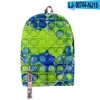 25 couleurs sac à dos Anime 3D Digital Rainbow Saclot adolescent Push Bubble Imprimé à l'école BookBag548G550A8623971