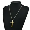 Mens Alloy Cross Pendant Halsband Party Sguanupplies Män Religion Faith Crucifix Charm Titanium Steels Kedja för Kvinnor Mode Smycken Gåva JW152
