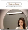 Hängande magnetiska nattljus Stepless Dimming Bordslampa 14st LED-lampa Laddbar och Eye-Protect Desk Lamp Night Light
