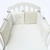 Baby Bed Bumper Bumper Симпатичные мягкие цвета в детской кроватке Дышащие для новорожденных Младенцев Секрета 6 шт. Высокое качество 30 * 30см Теплый комфортабельный 201124