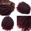 8 "Primavera Twist Capelli Crochet Trecce Estensione Dei Capelli Ombre 30 fili/confezione Intrecciare I Capelli Sintetici Jamaica Bounce Fluffy LS33