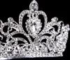 2021 Вигенерат Quinceanera Свадебные короны для женщин Bling Afnestone Beading Hair Jewelry Bridal Hedpeeces Tiaras Party Gowns5444282