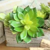 2021 새로운 1PC 인공 식물 가짜 즙이 많은 연꽃 꽃 사무실 정원 장식 DIY succulents 공장 가정 장식