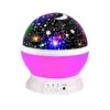 Starry Sky Moon Night Projector Child Bedroom Lamp Christmas Romantic Room Rotating Universe Star Projector Light 360 Degree4469758