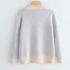 Autumn Women's Sweater Korean version av den lösa randiga tröjan Cardigan Long-Sleeved V-ringning Versatile Jacket 201203