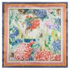 Scarves mai tong silk scarf 60cm*60cm simulation silk japanese and korean wind embroidered ball ladies small square towel spitral scarf