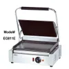 EG811 Barbecue elettriche Singola / Doppia piastra Tavolo da tavolo elettrico professionale Panini Grill Machine di attrezzature per la ristorazione