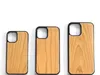حقيقي الحالات الهاتف الخشب ل ipone 13 برو ماكس 12 11 × XR XS 7 8Plus الطبيعة حالة الخيزران خشبية مع لينة TPU صدمات
