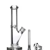 Waterpijpen 9mm Glazen Bong Recht 18/14/12 inch Met olifant Joint Super Zware waterpijp bongs grote dab rig