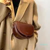 Designer- couleur unie Flip Fashion haute qualité en cuir PU femmes sac à main Vintage petit sac à bandoulière Messenger