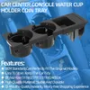 New Car Center Console Water Cup Holder Beverage Bottle Holder Coin Tray For Bmw 3 Series E46 318I 320I 98-06 51168217953 Black
