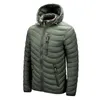 Chaifenko merk winter warm waterdichte jas heren herfst dikke capuchies parkas heren mode casual slank jas jas mannen 201209