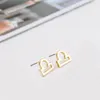 2020 Moda 12 Takımyıldızı Küpe Klasik Gümüş Altın Zodyak Işareti Saplama Küpe Takı Hediye Kartı DHL Ücretsiz Ile Ücretsiz