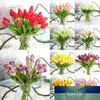 1 stks Tulip Artificial Flowers Real Touch Artificiales Para Decora Boeket Bloemen voor Thuis Gift Bruiloft Decoratieve nepbloemen