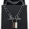 CHOKER LOCK Halskette am Hals geschichtet mit Schloss Punkschmuckschlüssel Anhängerkette für Frauen Männer Pulloverketten Halsketten Y2007303586142