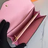 2021 Cartera de diseño de lujo para mujer Carteras largas de cuero genuino Monedero plegable de alta calidad Carpeta plegable Titular del pasaporte PH285G