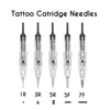 Silver Needle Tattoo 1R 3R 5R 7R 5F 7F Engångs Mikroblading Tatueringsnålar Kassetter för permanent sminkförsörjning Qylsxi8311930