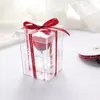 Rose Storage Transparent Makeup Organizer Acrylic Flower Box for Girls Gift Y1113276R