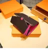 2020 أزياء محفظة كاملة للسيدات متعدد الألوان محفظة محفظة محفظة حامل بطاقة اللون الأصلي مربع النساء الكلاسيكية السوستة P2116
