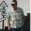 Plus Größe 5XL 6XL 7XL 8XL männer Blume Casual Shirts Hawaiian Vaction Baumwolle Button Up Hemd 2021 Sommer Dünne männliche Shirts G0105