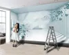 3d обои Расширения Спальни Space Luxury Blue Diamond Indoor TV фон украшение стена Mural обои