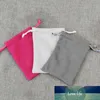 Suede Бархатная Drawstring мешка ювелирных изделий мешка ожерелья байковые Саше Бриллиантовое кольцо из бисера Подарочные пакеты для упаковки на заказ логос печати 50p