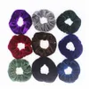 2040 PCSSet Vintage Hair Scrunchies Stretchy Velvet Scrunchie Pack Women Elastic Hair Bands Girl Headwear Rubber Hair Ties LJ2007470467