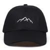 Бейсбольные кепки 2021, мужские и женские бейсбольные кепки с вышивкой Mountain Range, модные бейсбольные кепки Snapback, модные шапки для папы Bone Garros1255i