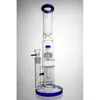 Percolator Straight Bong Glass Bong Glass Water Bong Straight Tube Bong16 '' Tall Heady Glass Thick Water Pipe Perc Bongs tungt stort vattenrör