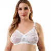 Artı Boyutu Sütyen Kadınlar için Perspektif Dantel Sutyen Seksi Lingerie Büyük Göğüsler Tam Kapsama Sutyen Kablosuz Bralette İç Bh 201202