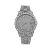 Reloj para hombre con diamantes completos, reloj helado de alta calidad, nueva moda, Hip Hop, Punk, dorado, plateado, 266T
