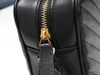 Moda Kadın Çanta Çapraz vücut Kayışı kamera çantası kapitone Dana Hakiki Deri Çanta Omuz Çantası Siyah tote