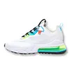 Nike Air Max 270 React Epic Running Shoes Mens Womens Azul Vácuo Brilhante Violeta BAUHAUS Eletro Verde ÓTICO de Alta Qualidade Designer de Tênis de Instrutores