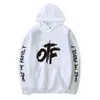 오직 가족 OTF 후드 만 Durk Print Streetwear 남성 여성 대형 스웨터 셔츠 까마귀 힙합 트랙스 풀오버 옷