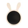 Kreativ lamm ko giraff kanin dekorativa föremål Små djurformade svarta tavlan kan användas för att radera pussel blackboards
